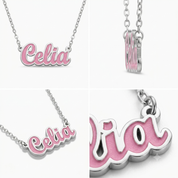 Pink Name Necklace