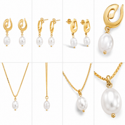 Oval Pearl Set